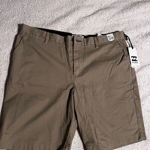 Billabong Men's Brown Flat Front Shorts